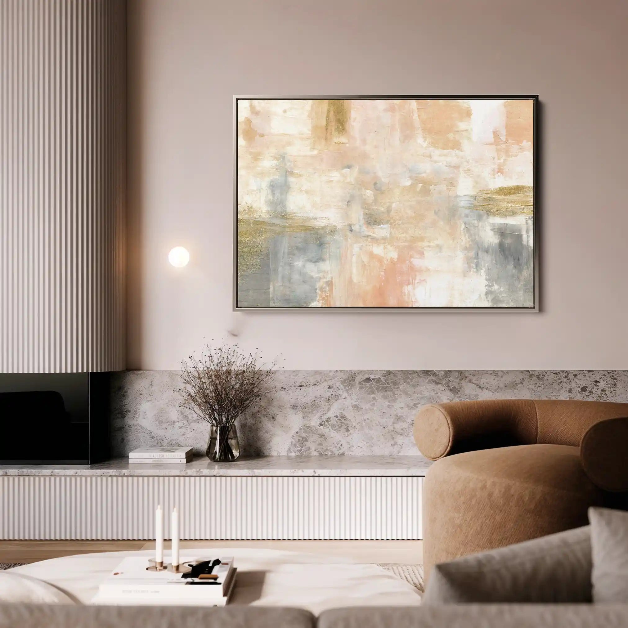 Abstract 087 Canvas Art 60 x 40 cm / Stretched on hidden frame