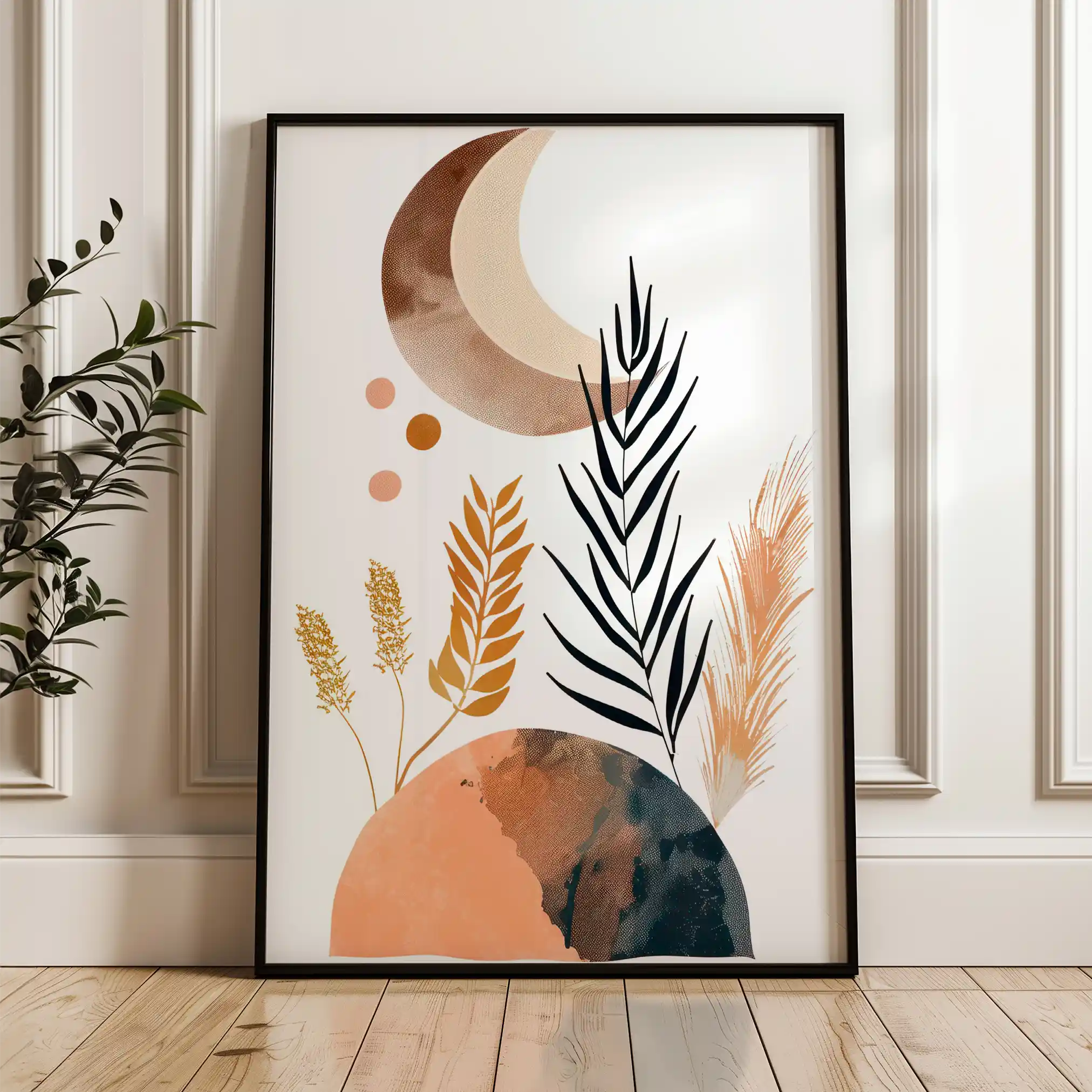 Boho 087 Canvas Art 90 x 60 cm / Stretched on hidden frame