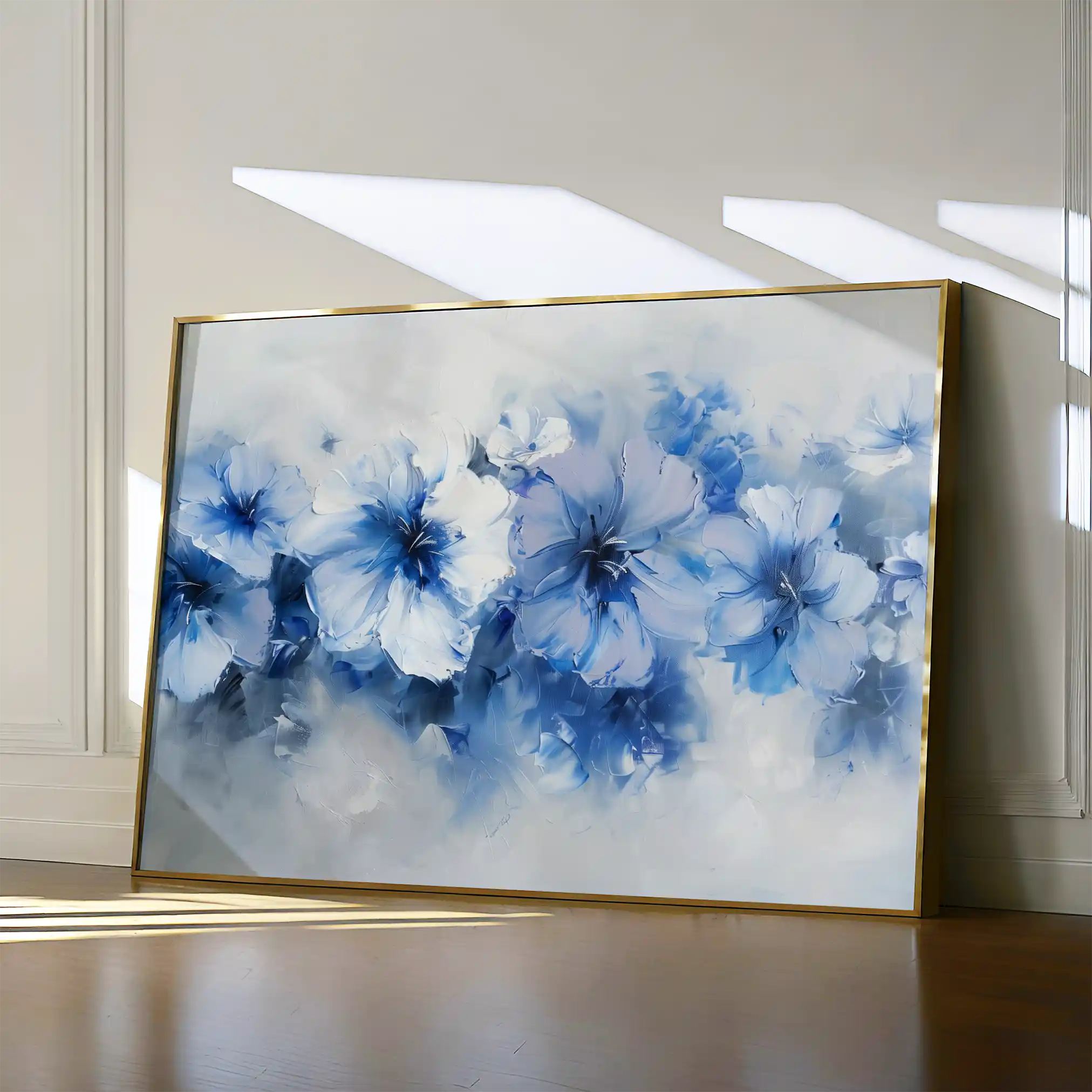 Floral Canvas Wall Art WAD087-F 90 x 60 cm / Stretched on hidden frame