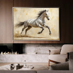 Horses 087 Canvas Art 90 x 60 cm / Stretched on hidden frame