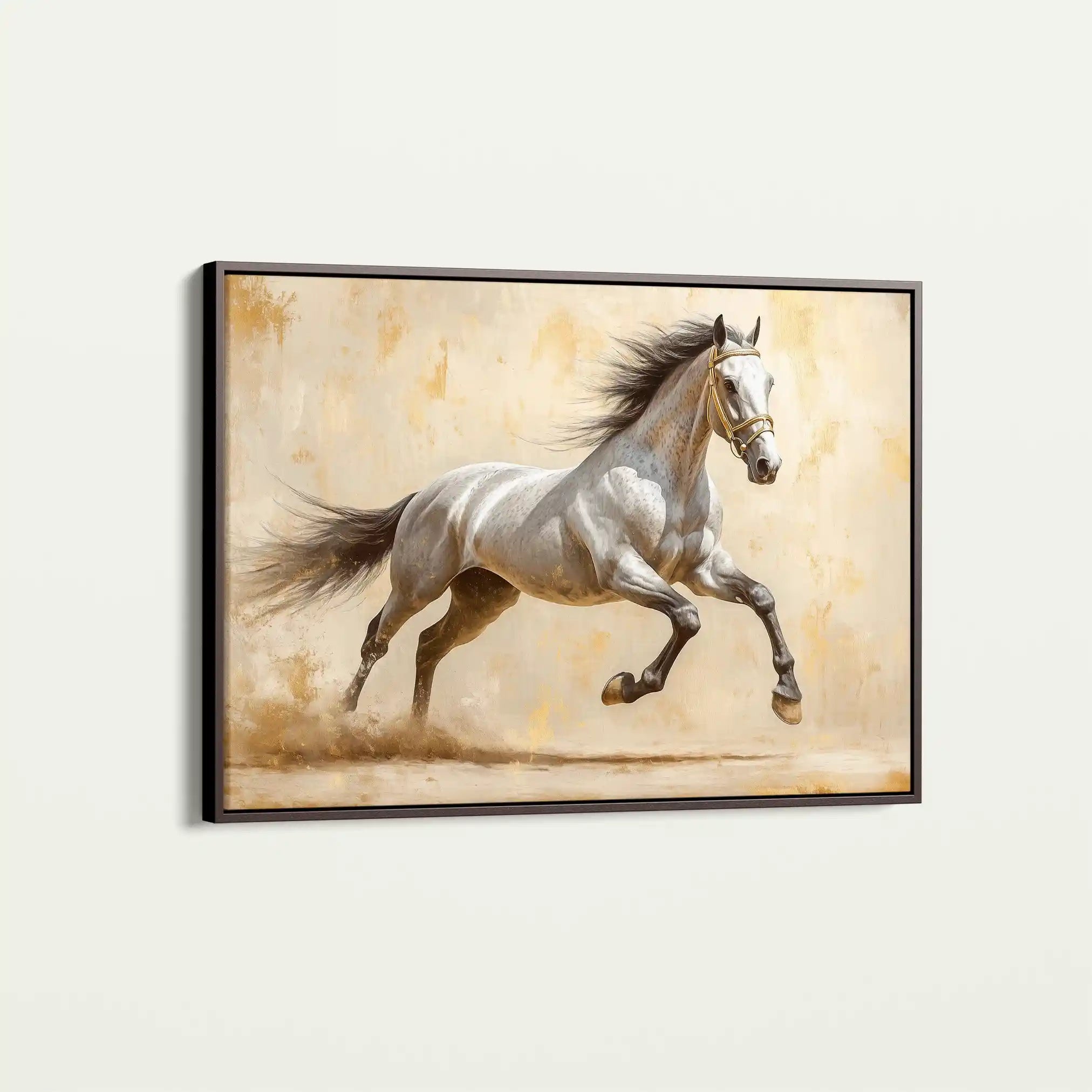 Horses 087 Canvas Art 90 x 60 cm / Stretched on hidden frame