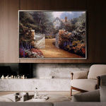Landscape 087 Canvas Art 90 x 60 cm / Stretched on hidden frame