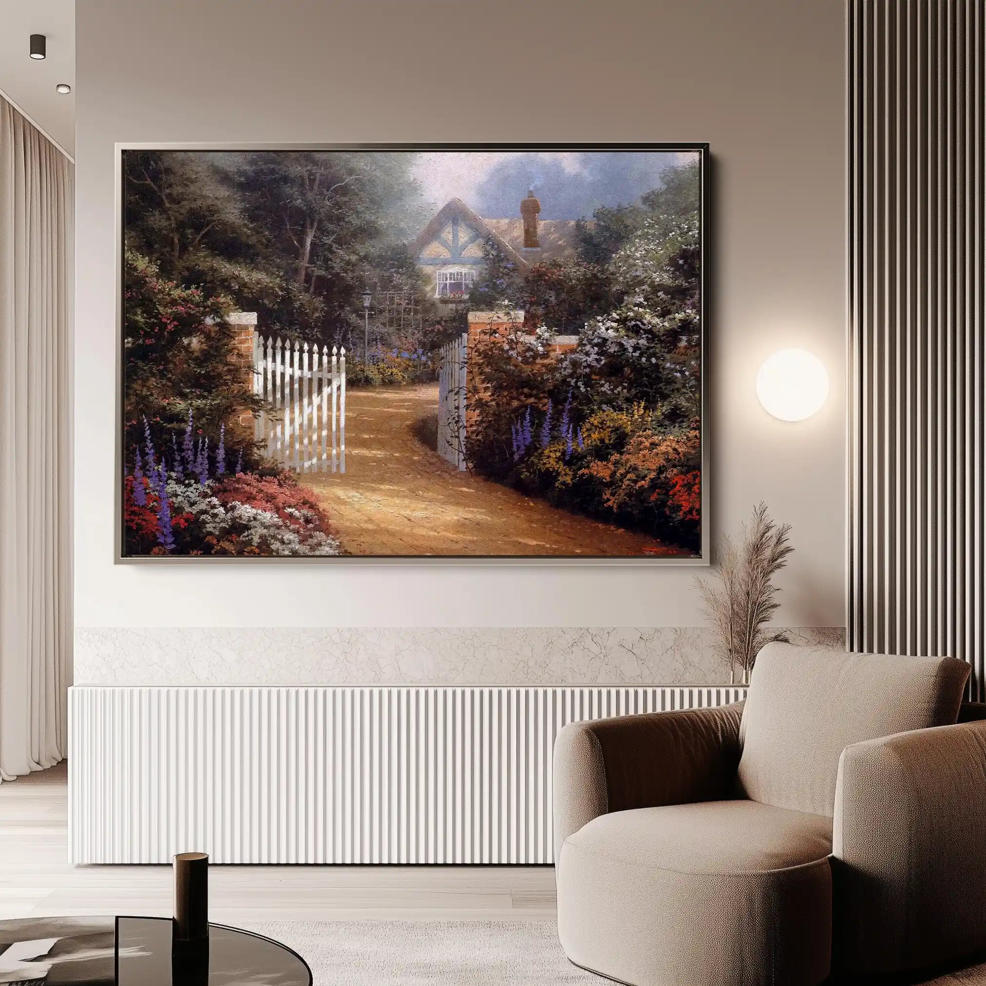 Landscape 087 Canvas Art 90 x 60 cm / Stretched on hidden frame