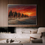 Orientalist 087 Canvas Art 90 x 60 cm / Stretched on hidden frame