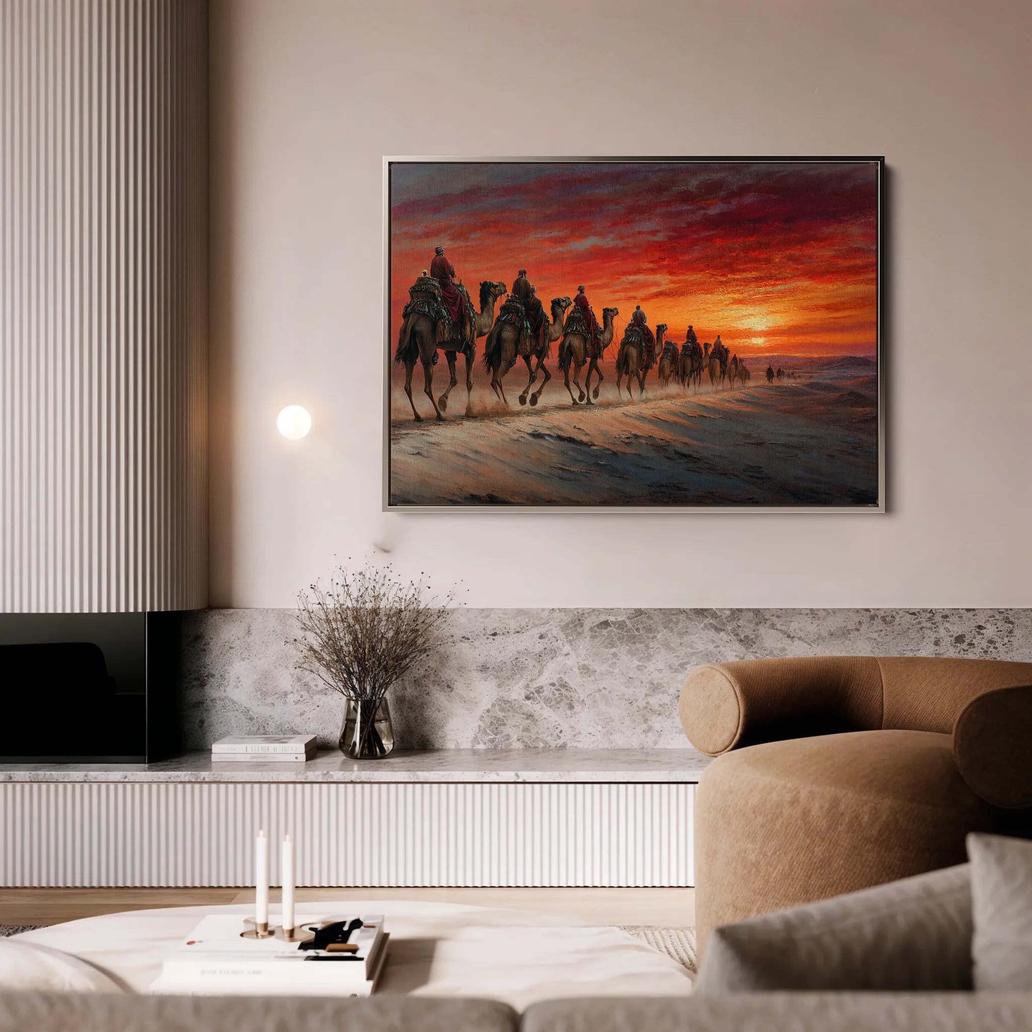 Orientalist Canvas Wall Art WAD087-OR 90 x 60 cm / Stretched on hidden frame