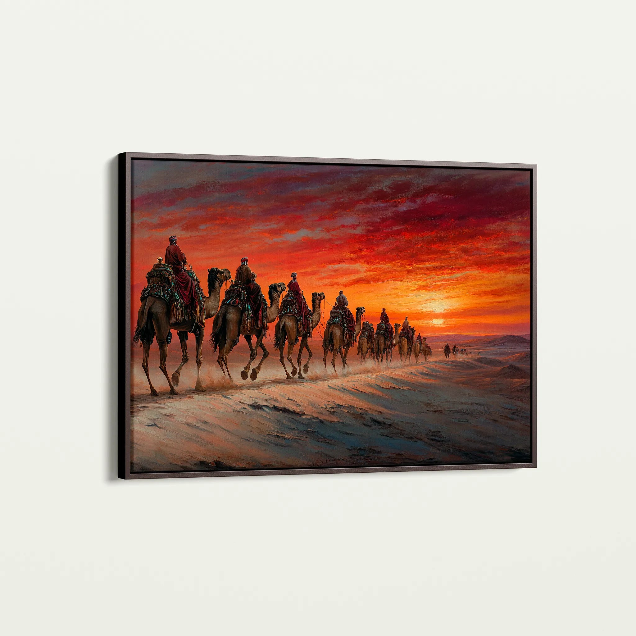 Orientalist Canvas Wall Art WAD087-OR 90 x 60 cm / Stretched on hidden frame