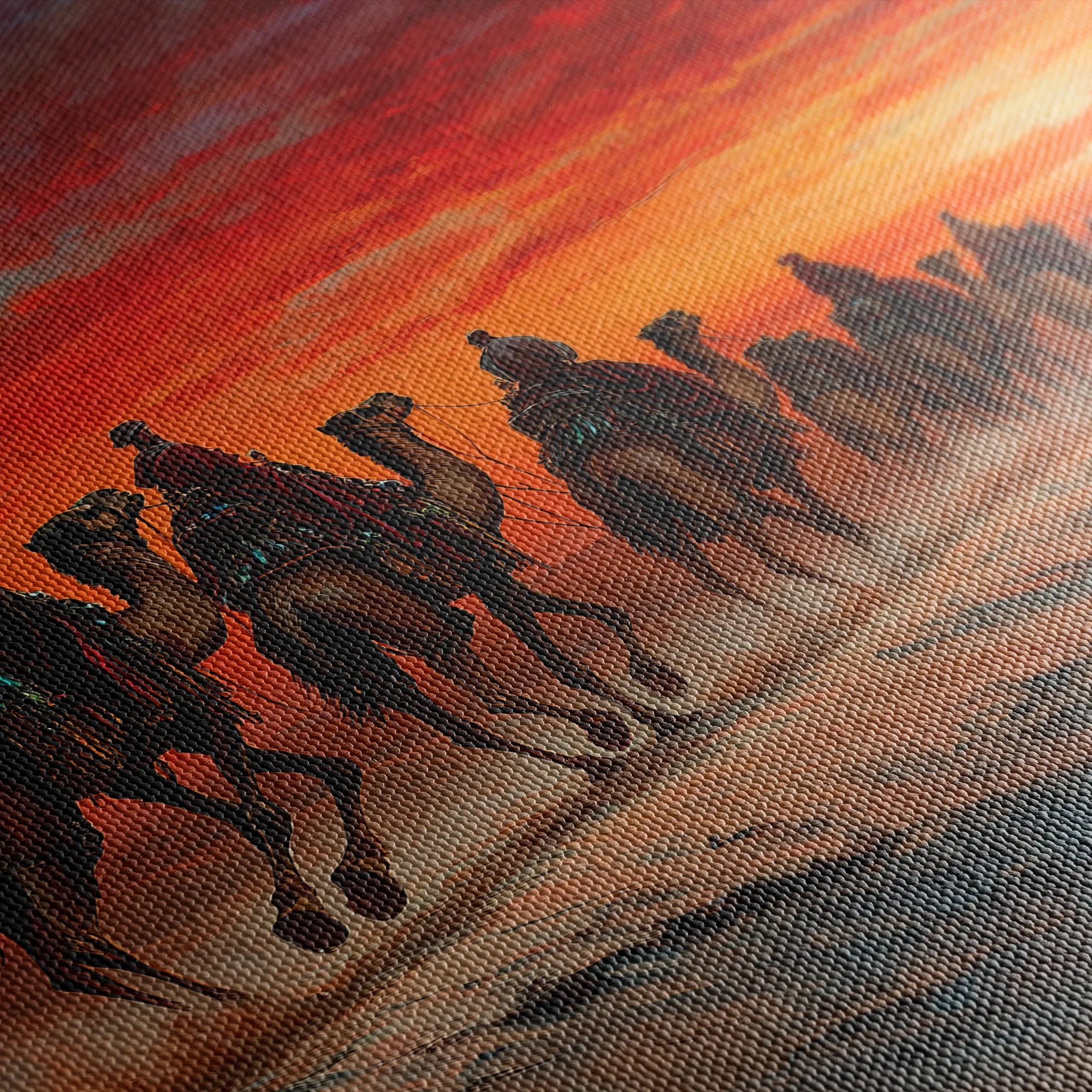 Orientalist Canvas Wall Art WAD087-OR 90 x 60 cm / Stretched on hidden frame