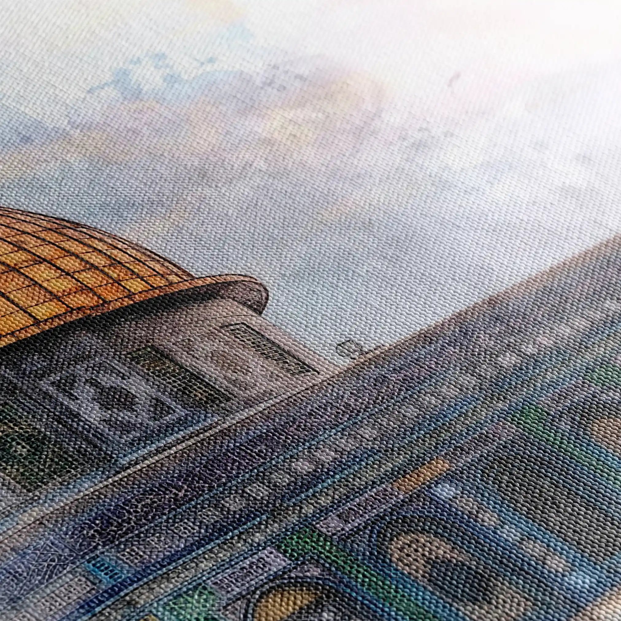 Palestine 087 Canvas Art 90 x 60 cm / Stretched on hidden frame