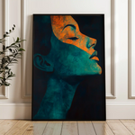 Portrait 087 Canvas Art 90 x 60 cm / Stretched on hidden frame