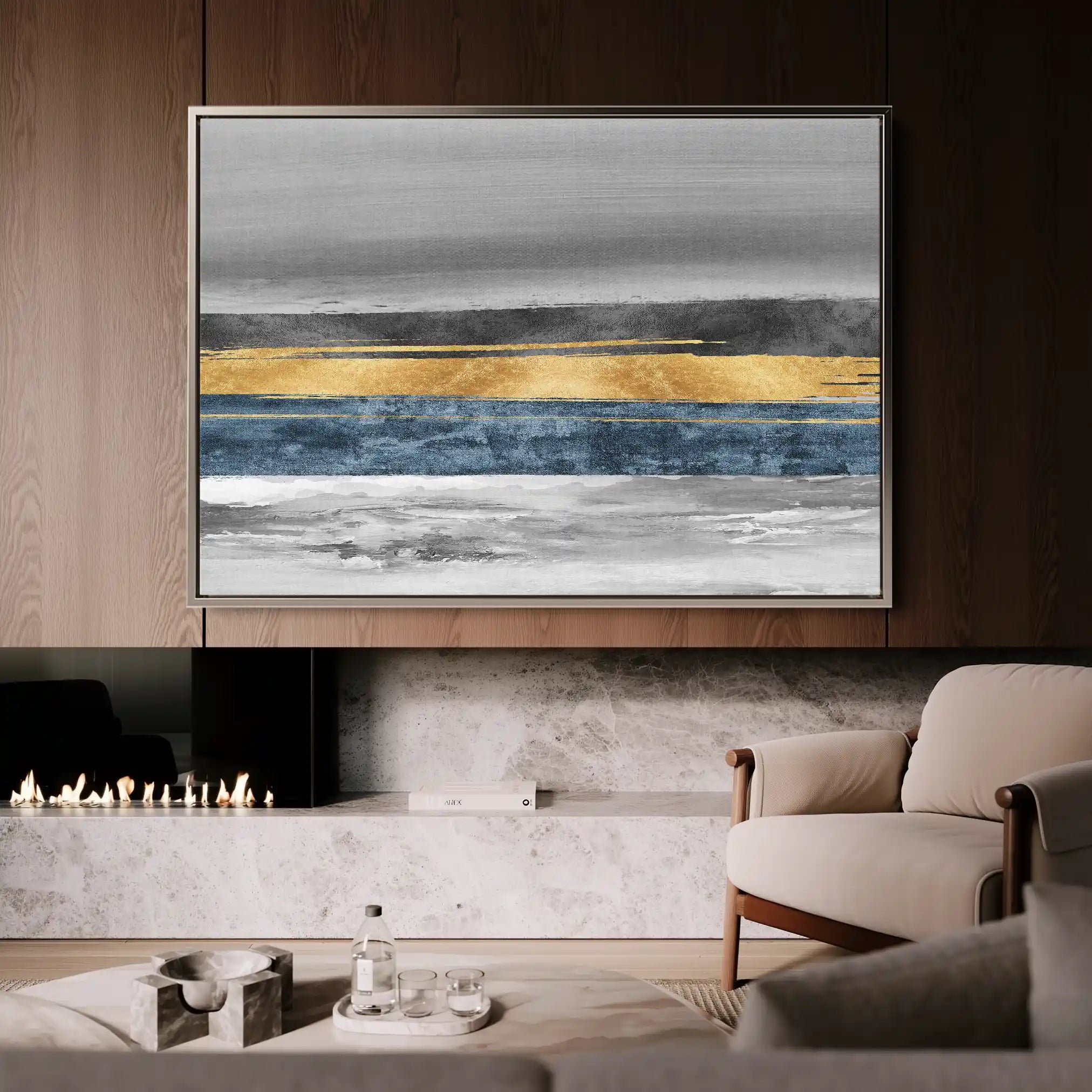 Abstract 088 Canvas Art 60 x 40 cm / Stretched on hidden frame