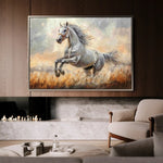Horses 088 Canvas Art 90 x 60 cm / Stretched on hidden frame