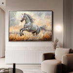 Horses 088 Canvas Art 90 x 60 cm / Stretched on hidden frame