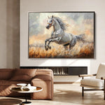 Horses 088 Canvas Art 90 x 60 cm / Stretched on hidden frame