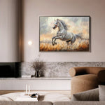 Horses 088 Canvas Art 90 x 60 cm / Stretched on hidden frame