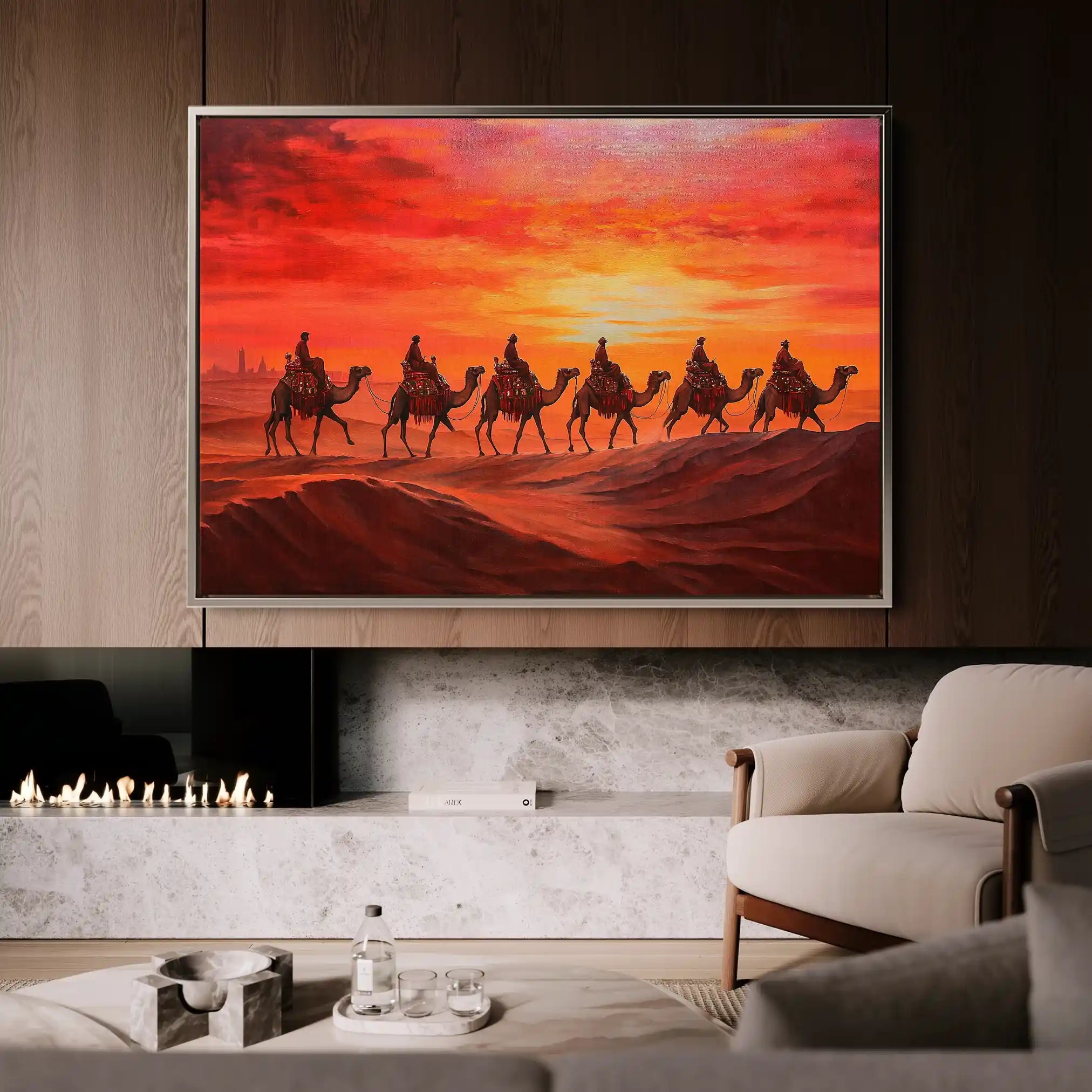 Orientalist 088 Canvas Art 90 x 60 cm / Stretched on hidden frame