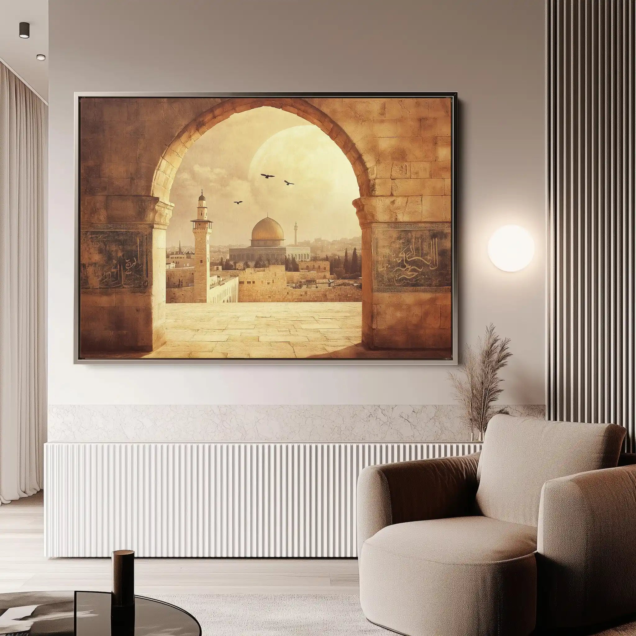 Palestine 088 Canvas Art 90 x 60 cm / Stretched on hidden frame
