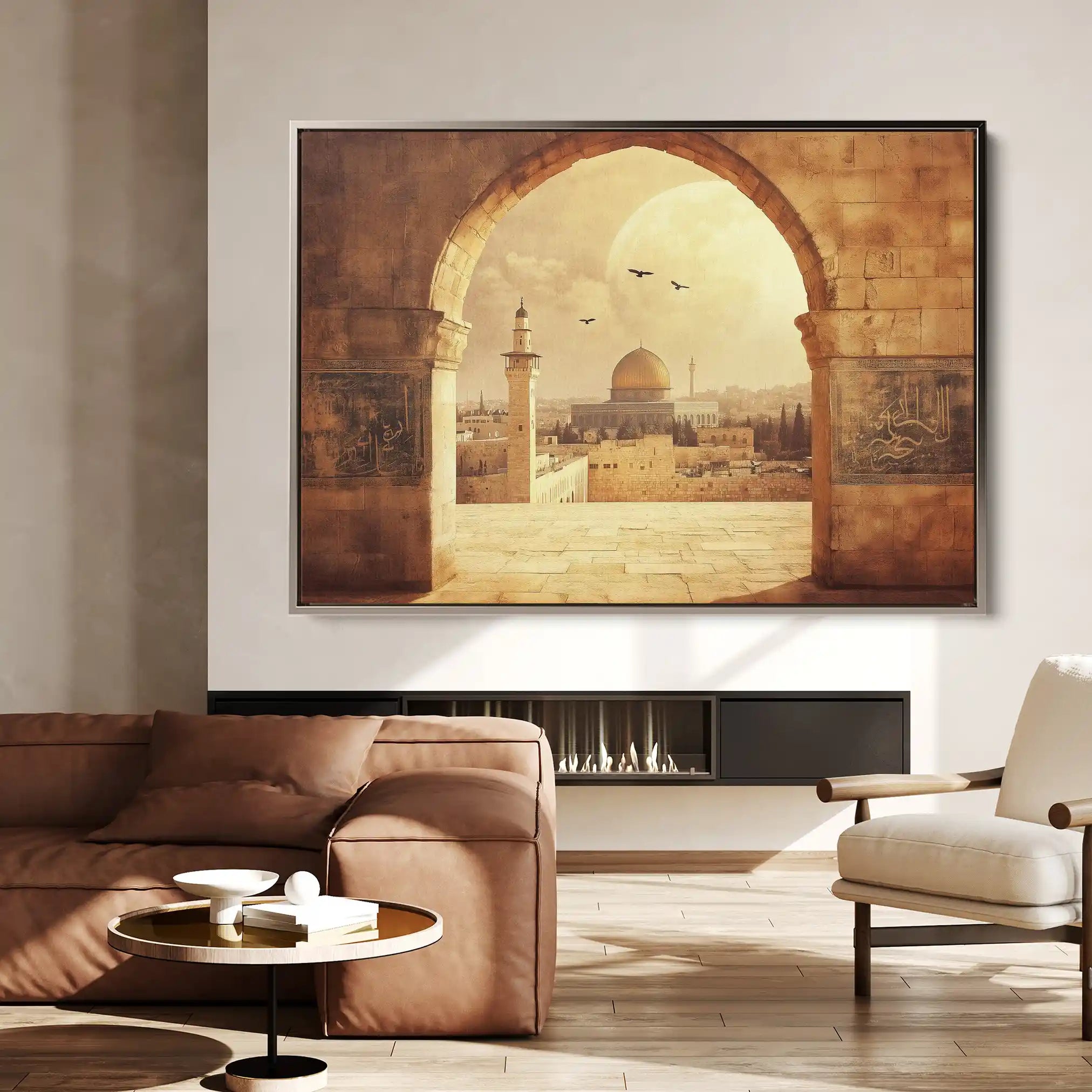 Palestine 088 Canvas Art 90 x 60 cm / Stretched on hidden frame