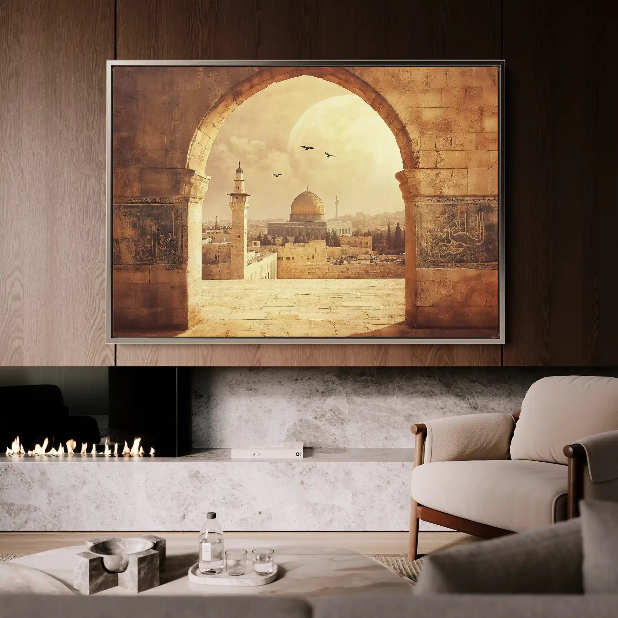 Palestine 088 Canvas Art 90 x 60 cm / Stretched on hidden frame