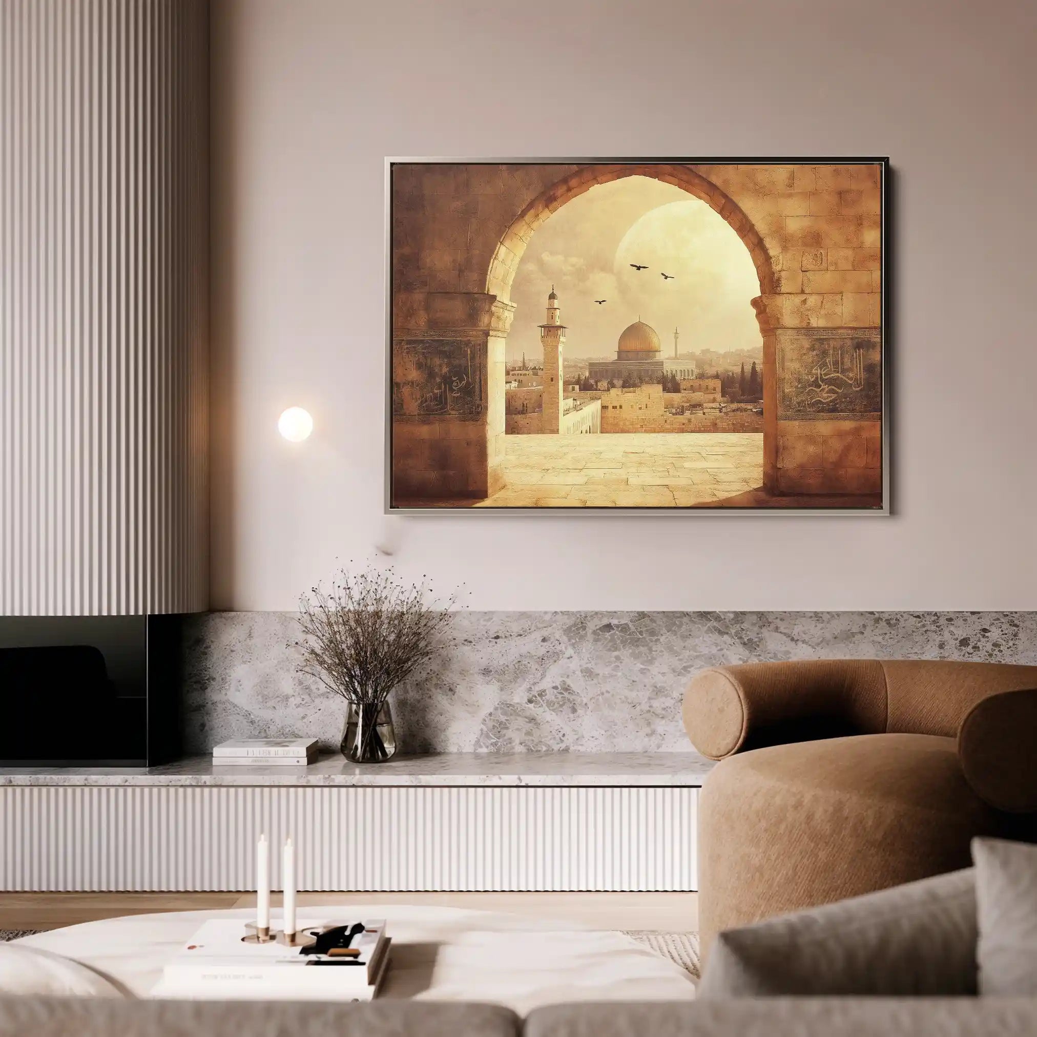 Palestine 088 Canvas Art 90 x 60 cm / Stretched on hidden frame