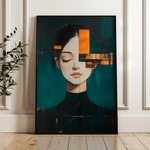 Portrait 088 Canvas Art 90 x 60 cm / Stretched on hidden frame