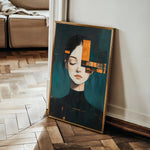 Portrait 088 Canvas Art 90 x 60 cm / Stretched on hidden frame