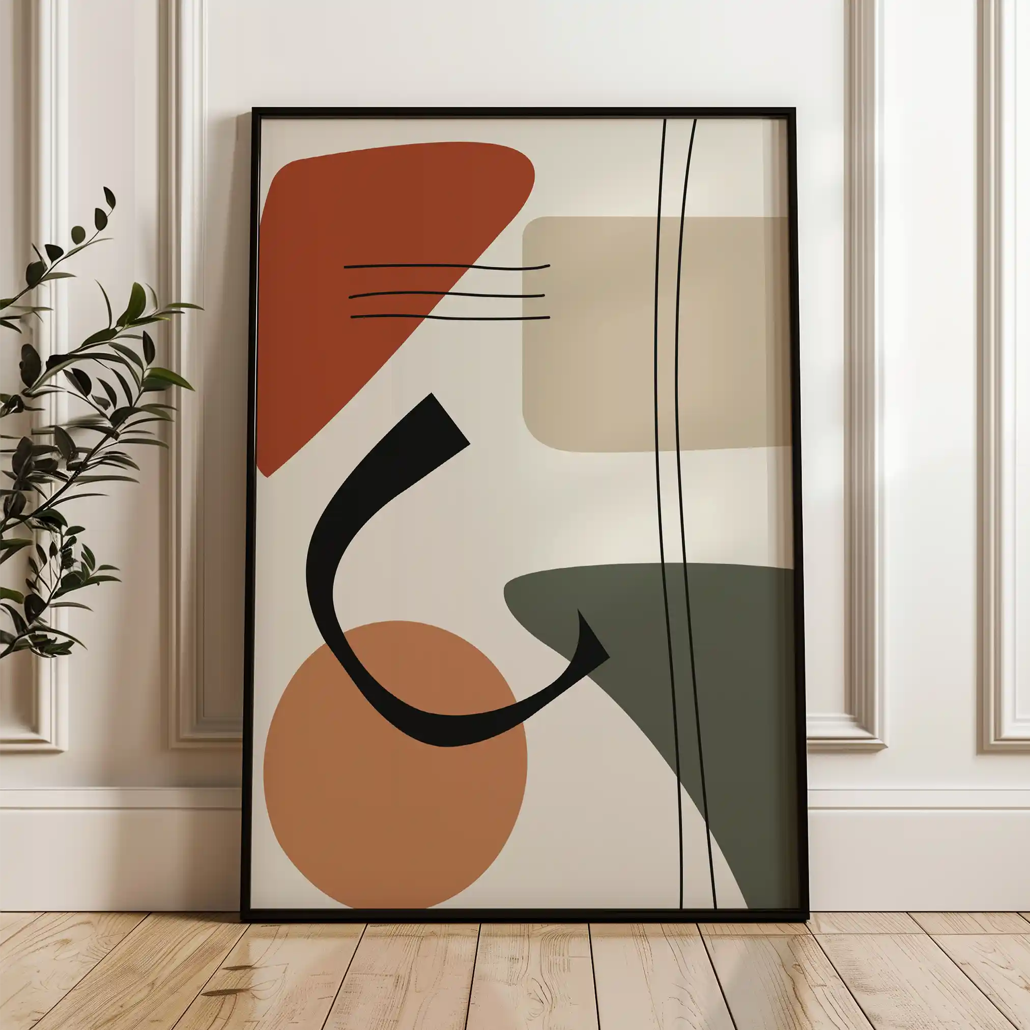 Boho 089 Canvas Art 90 x 60 cm / Stretched on hidden frame