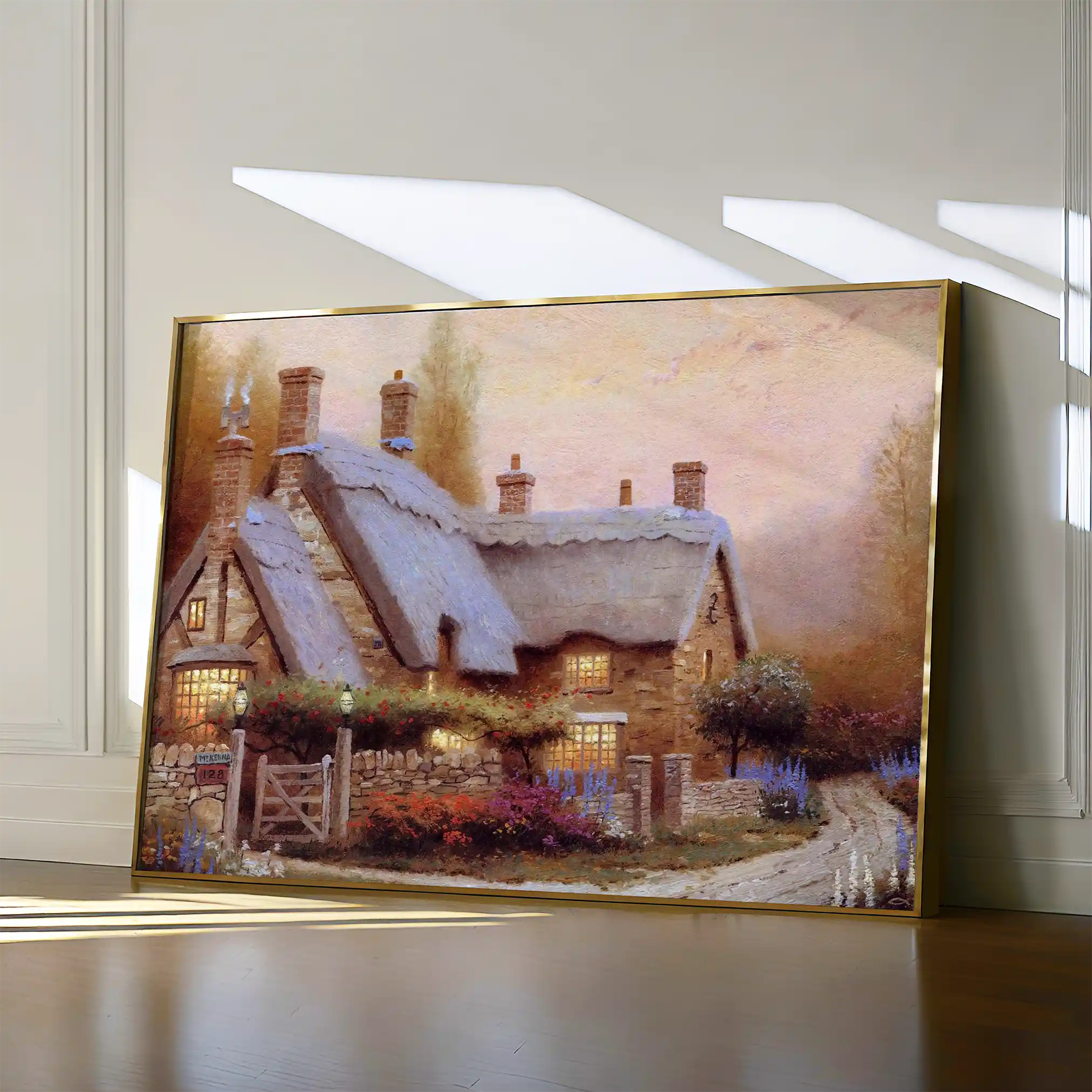 Landscape 089 Canvas Art 90 x 60 cm / Stretched on hidden frame