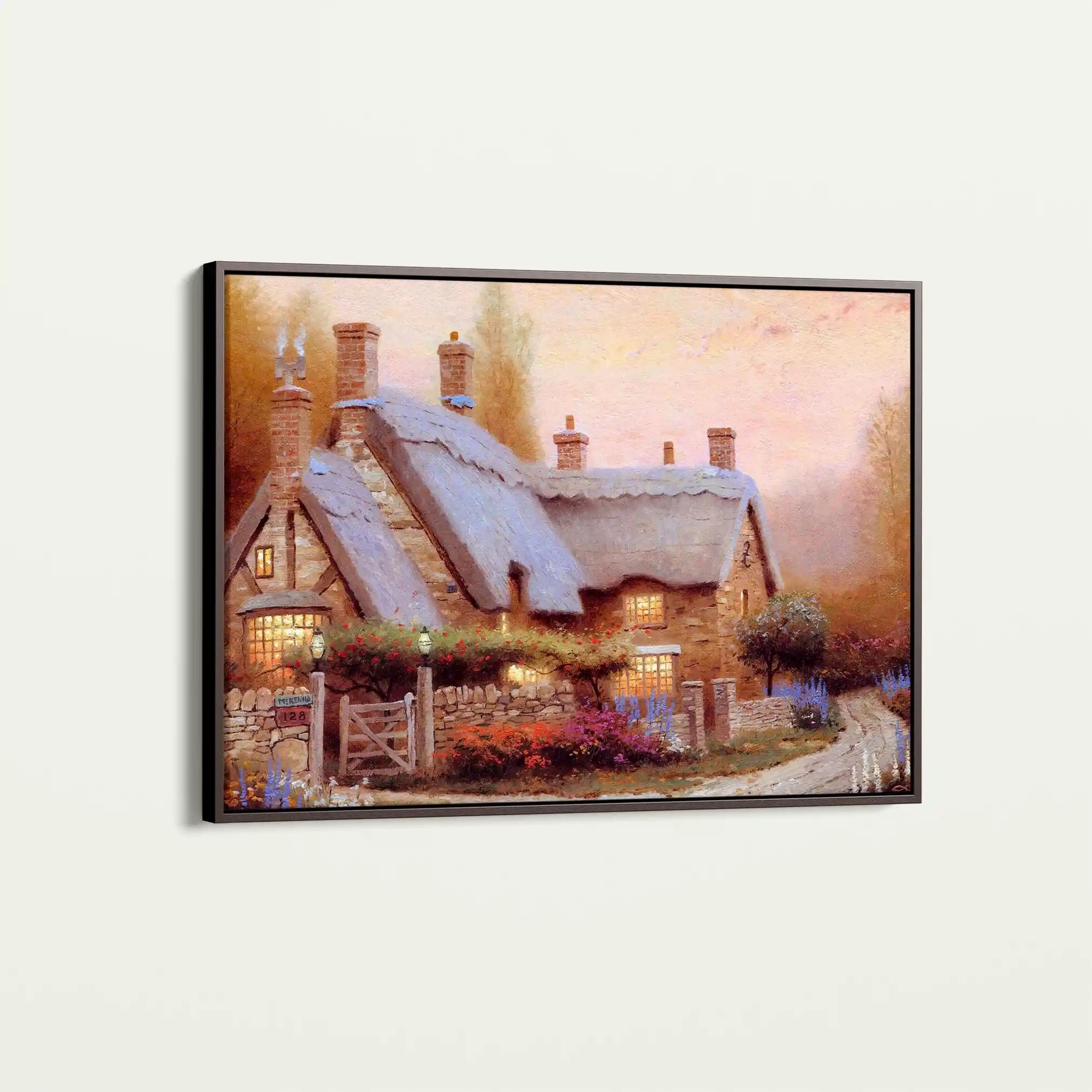 Landscape 089 Canvas Art 90 x 60 cm / Stretched on hidden frame