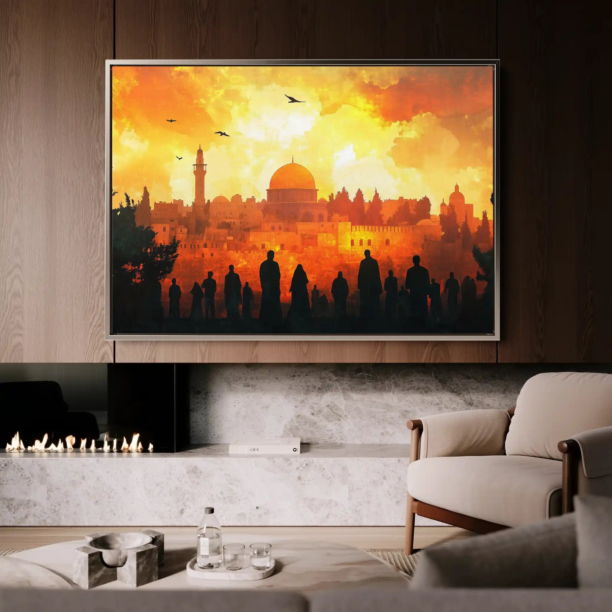 Palestine 089 Canvas Art 90 x 60 cm / Stretched on hidden frame