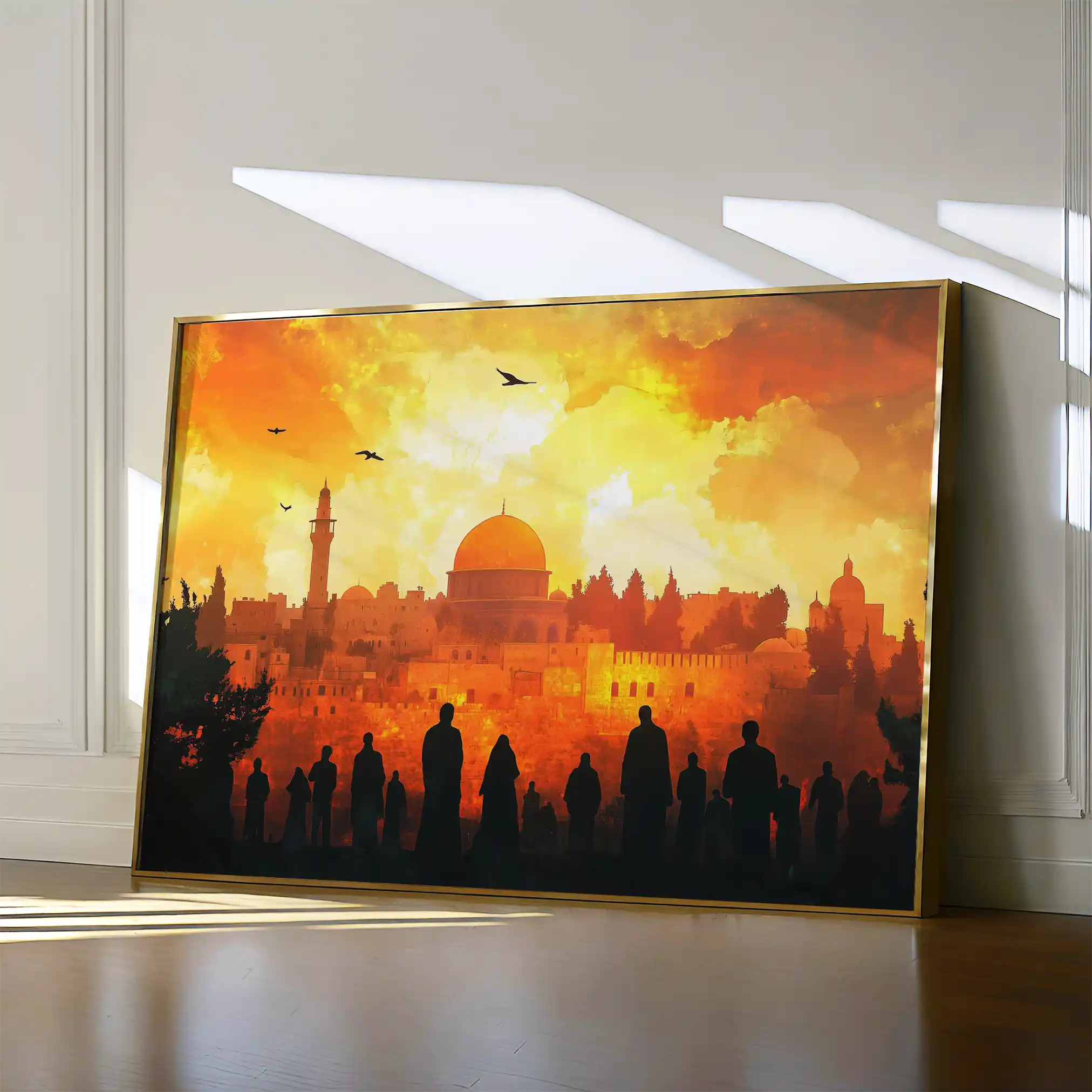 Palestine 089 Canvas Art 90 x 60 cm / Stretched on hidden frame