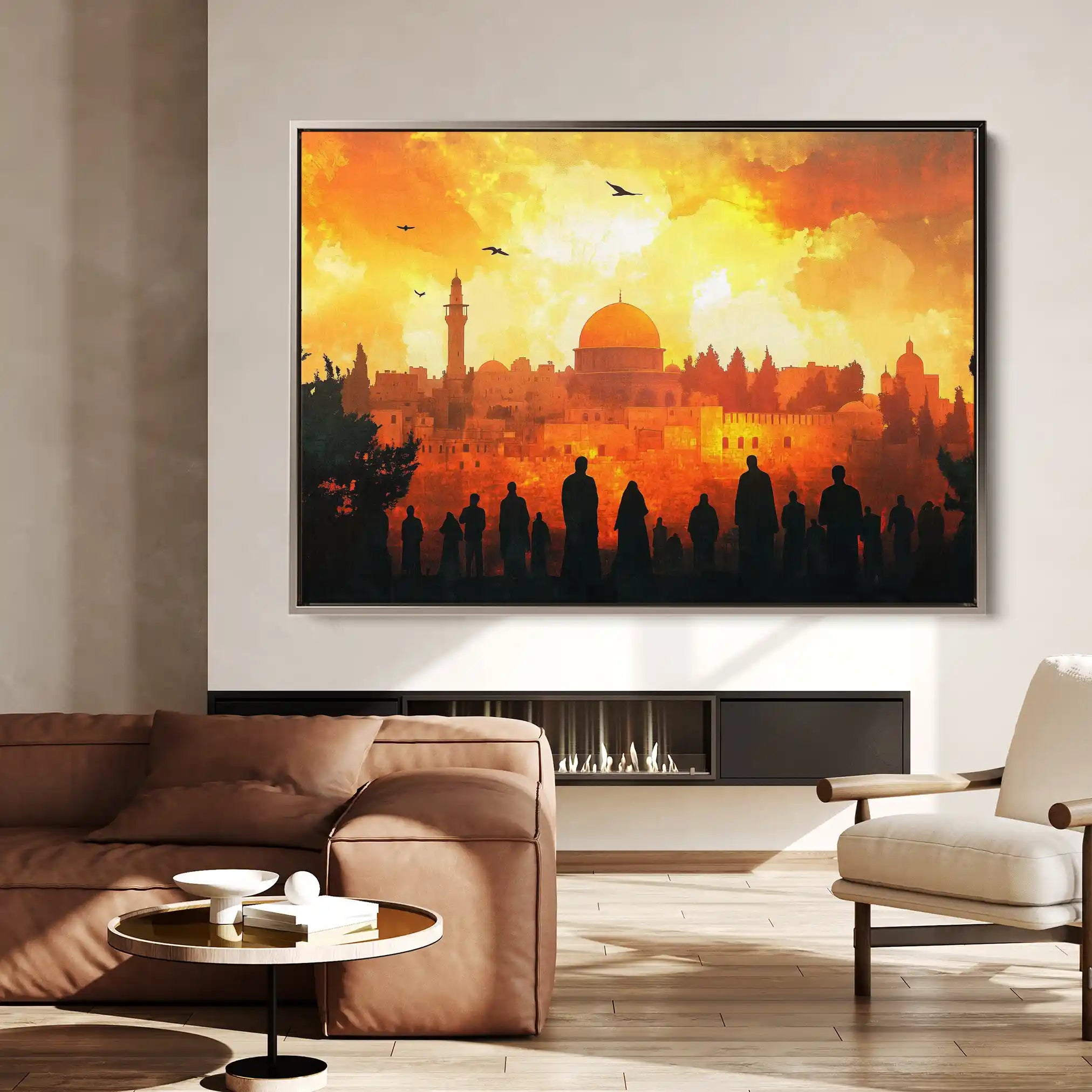 Palestine 089 Canvas Art 90 x 60 cm / Stretched on hidden frame