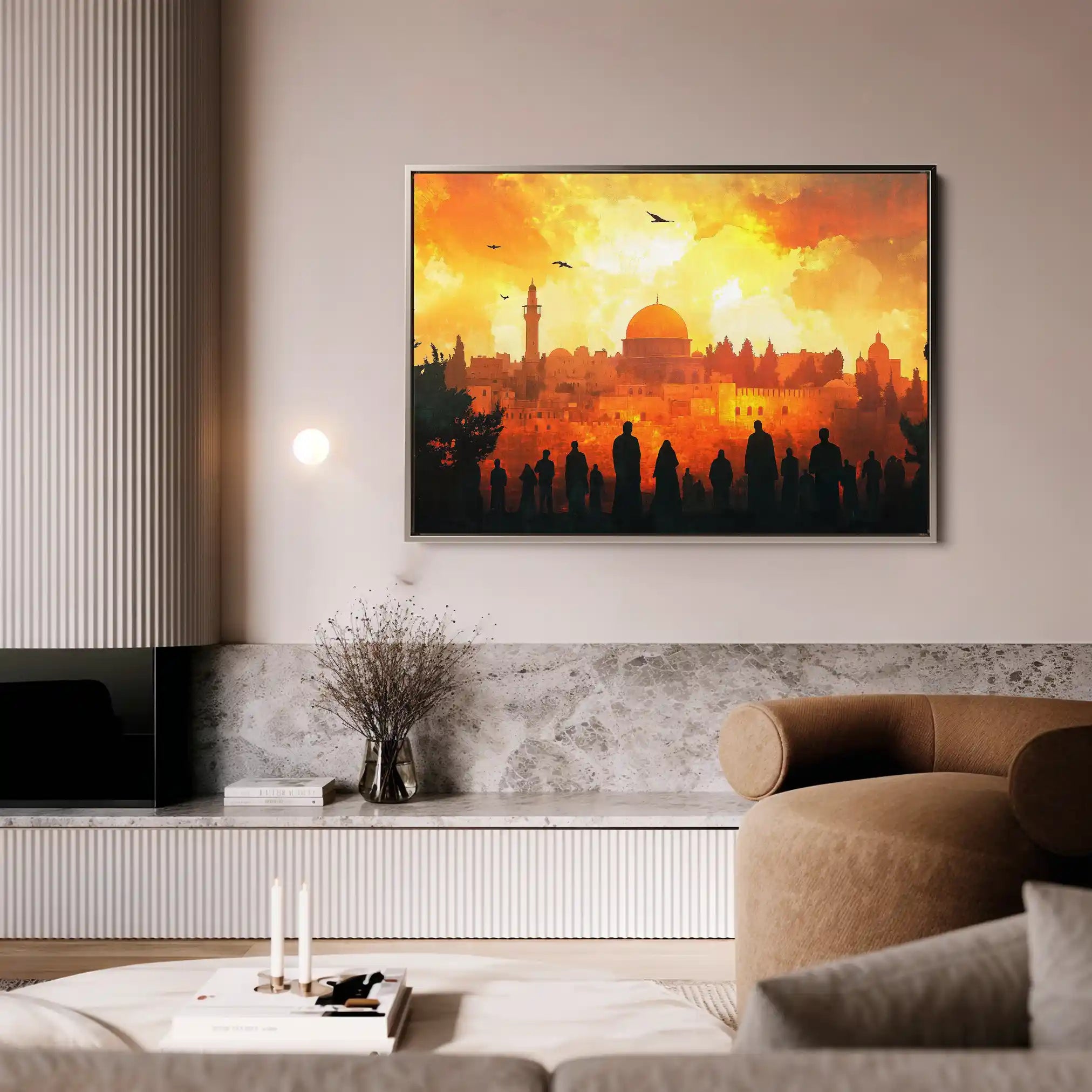 Palestine 089 Canvas Art 90 x 60 cm / Stretched on hidden frame