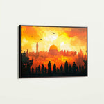 Palestine 089 Canvas Art 90 x 60 cm / Stretched on hidden frame