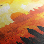 Palestine 089 Canvas Art 90 x 60 cm / Stretched on hidden frame