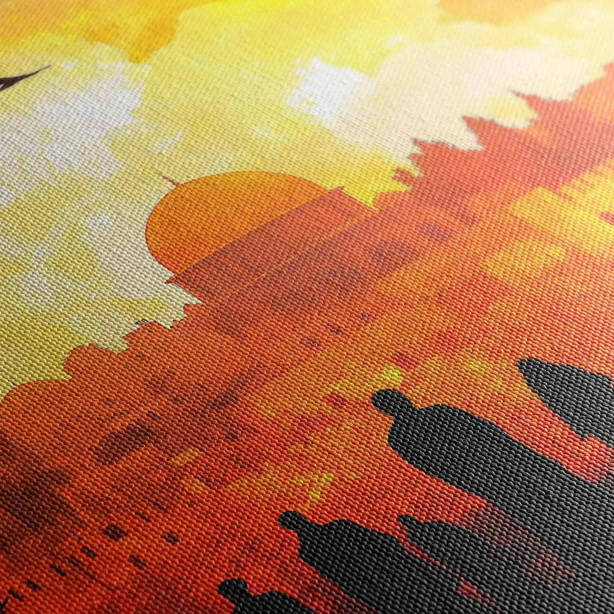 Palestine 089 Canvas Art 90 x 60 cm / Stretched on hidden frame