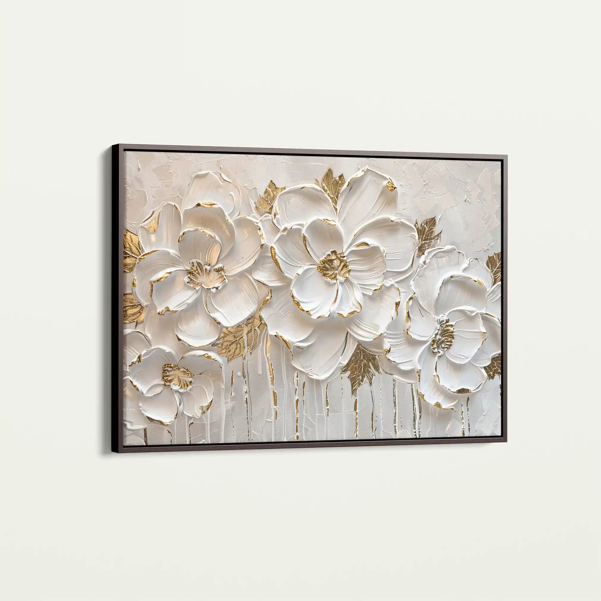 Floral Canvas Wall Art WAD090-F 90 x 60 cm / Stretched on hidden frame