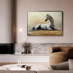 Horses 090 Canvas Art 90 x 60 cm / Stretched on hidden frame