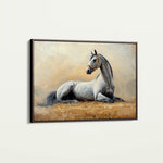 Horses 090 Canvas Art 90 x 60 cm / Stretched on hidden frame