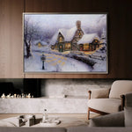 Landscape 090 Canvas Art 90 x 60 cm / Stretched on hidden frame