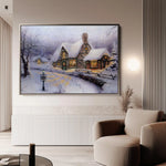 Landscape 090 Canvas Art 90 x 60 cm / Stretched on hidden frame