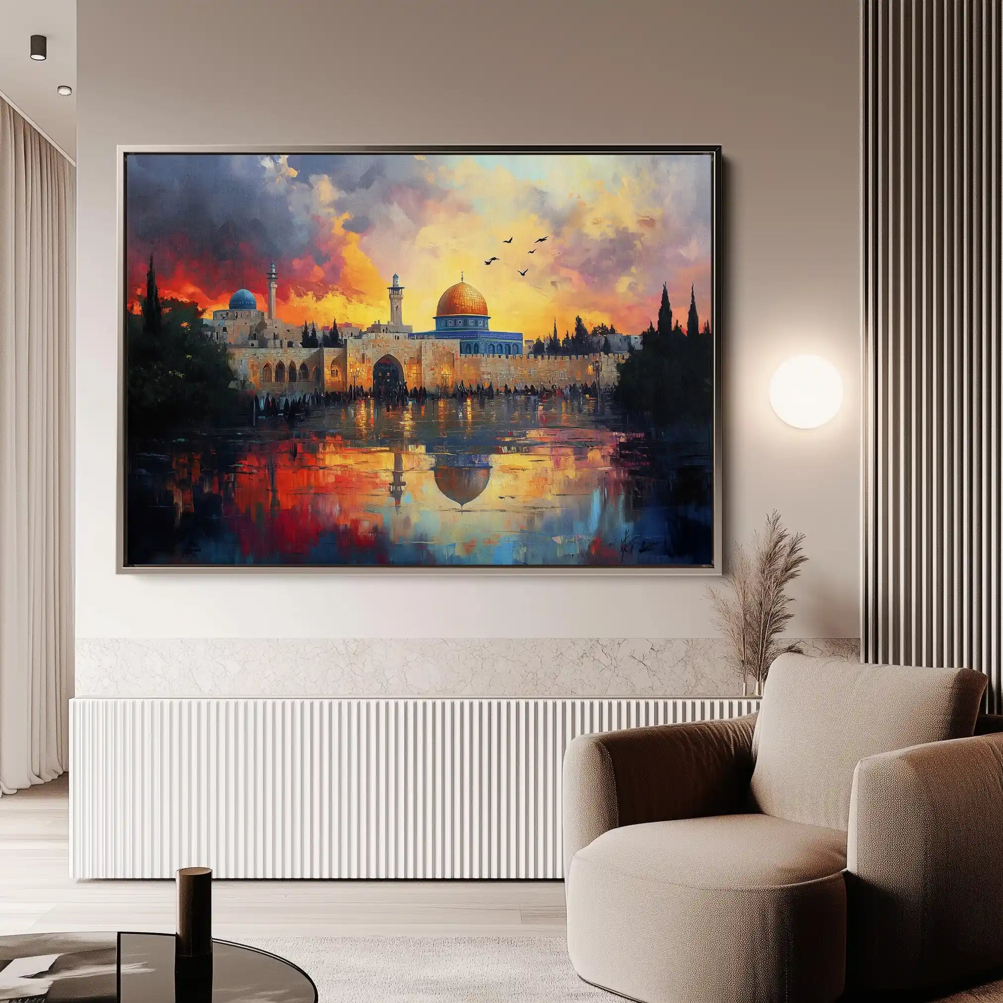 Palestine 090 Canvas Art 90 x 60 cm / Stretched on hidden frame