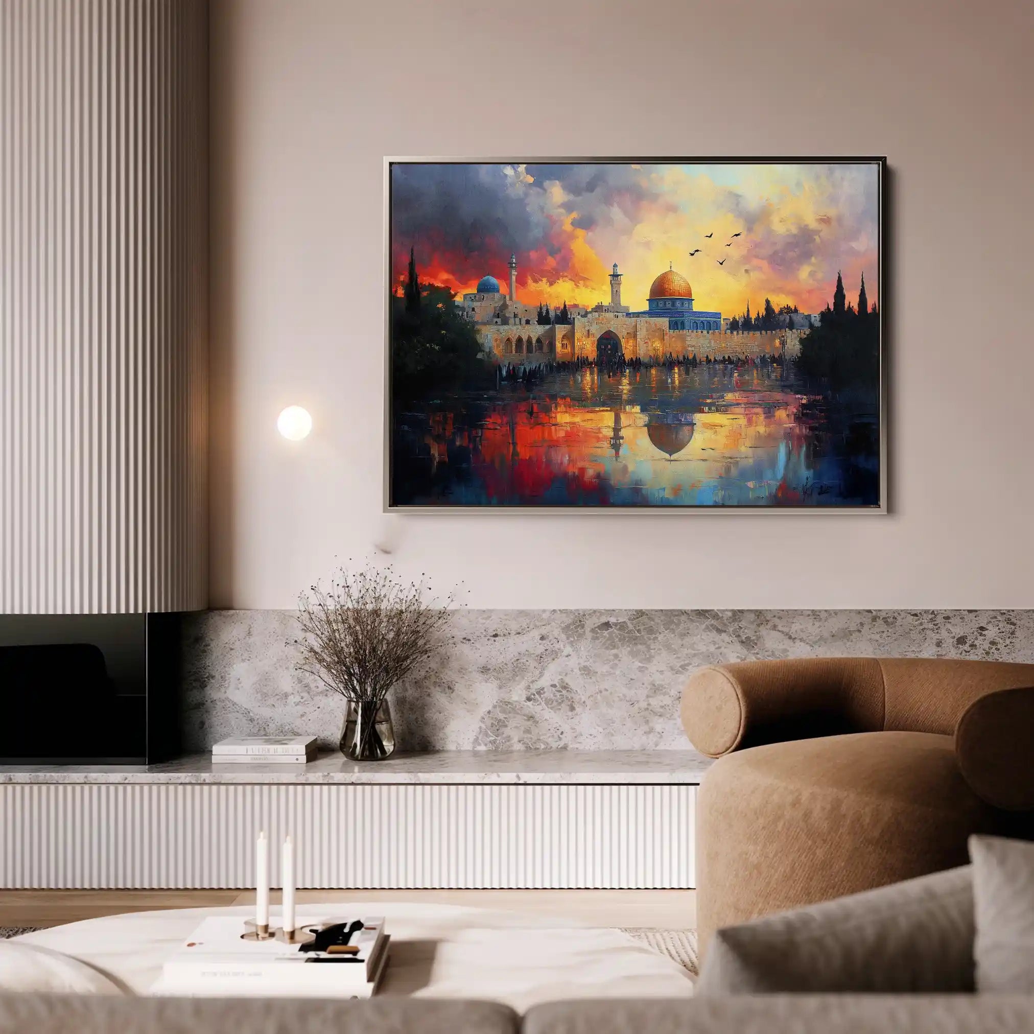 Palestine 090 Canvas Art 90 x 60 cm / Stretched on hidden frame