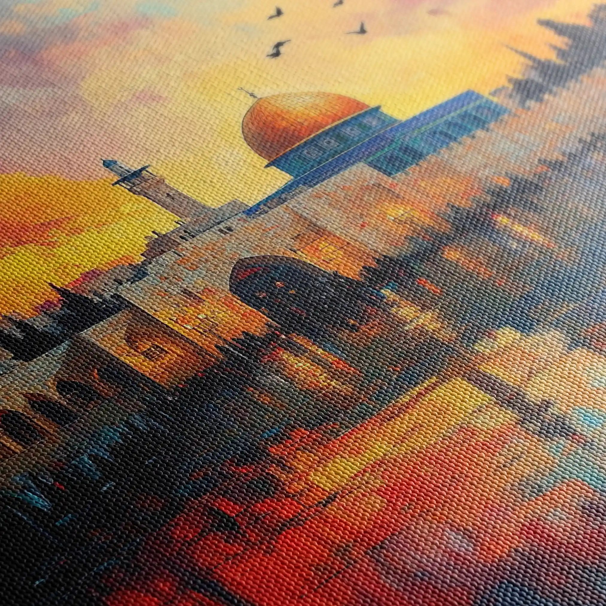 Palestine 090 Canvas Art 90 x 60 cm / Stretched on hidden frame