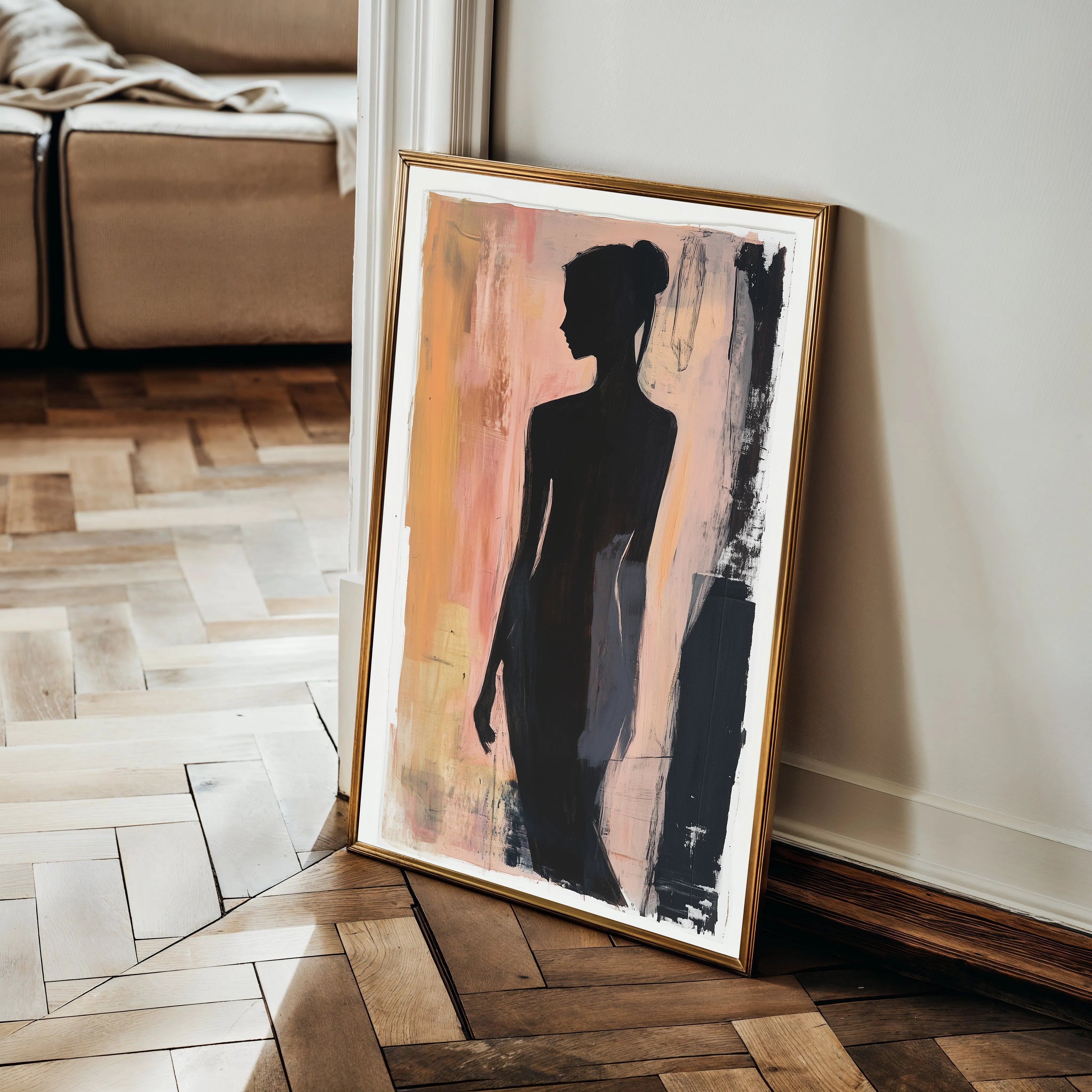 Portrait Canvas Wall Art WAD090-P 90 x 60 cm / Stretched on hidden frame