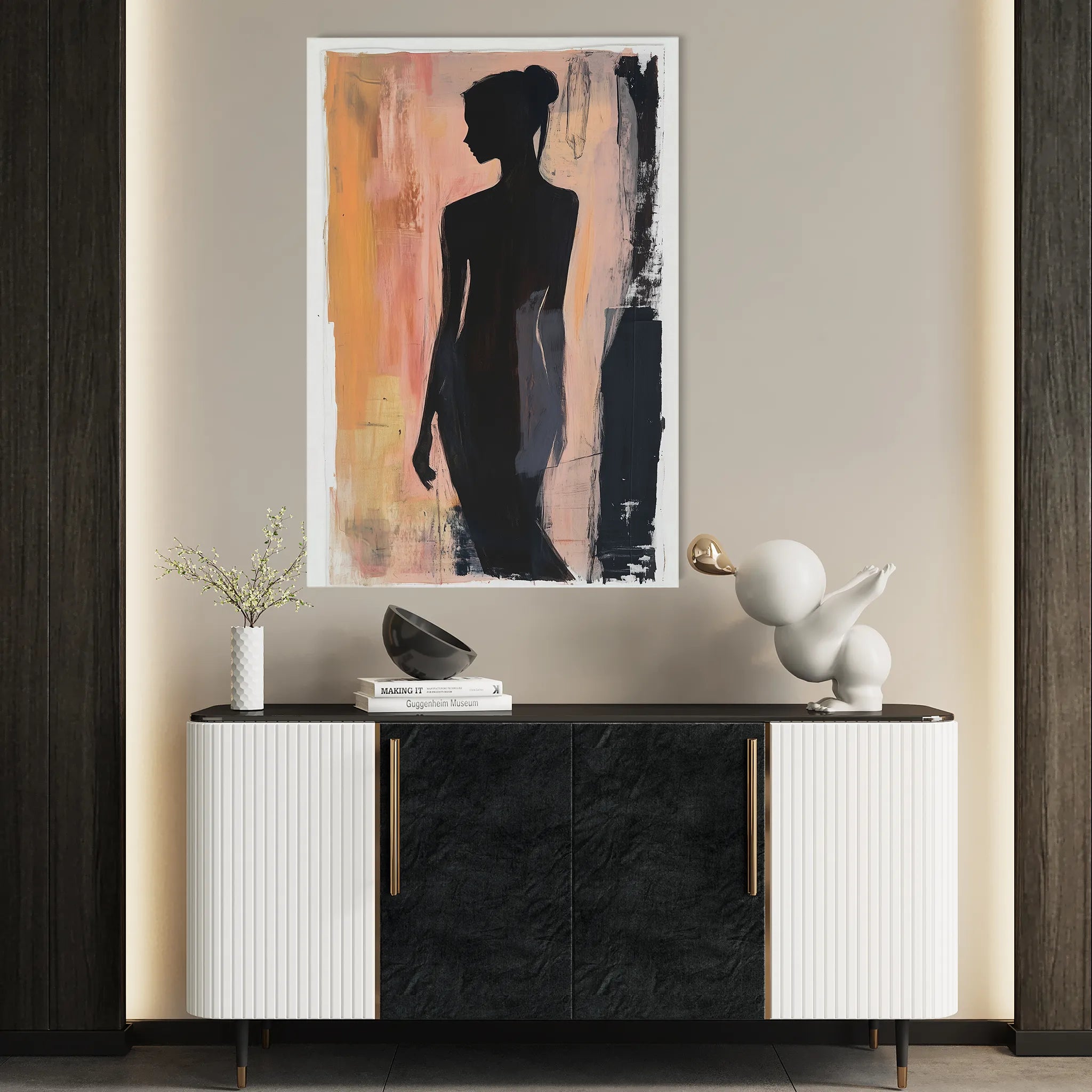 Portrait Canvas Wall Art WAD090-P 90 x 60 cm / Stretched on hidden frame