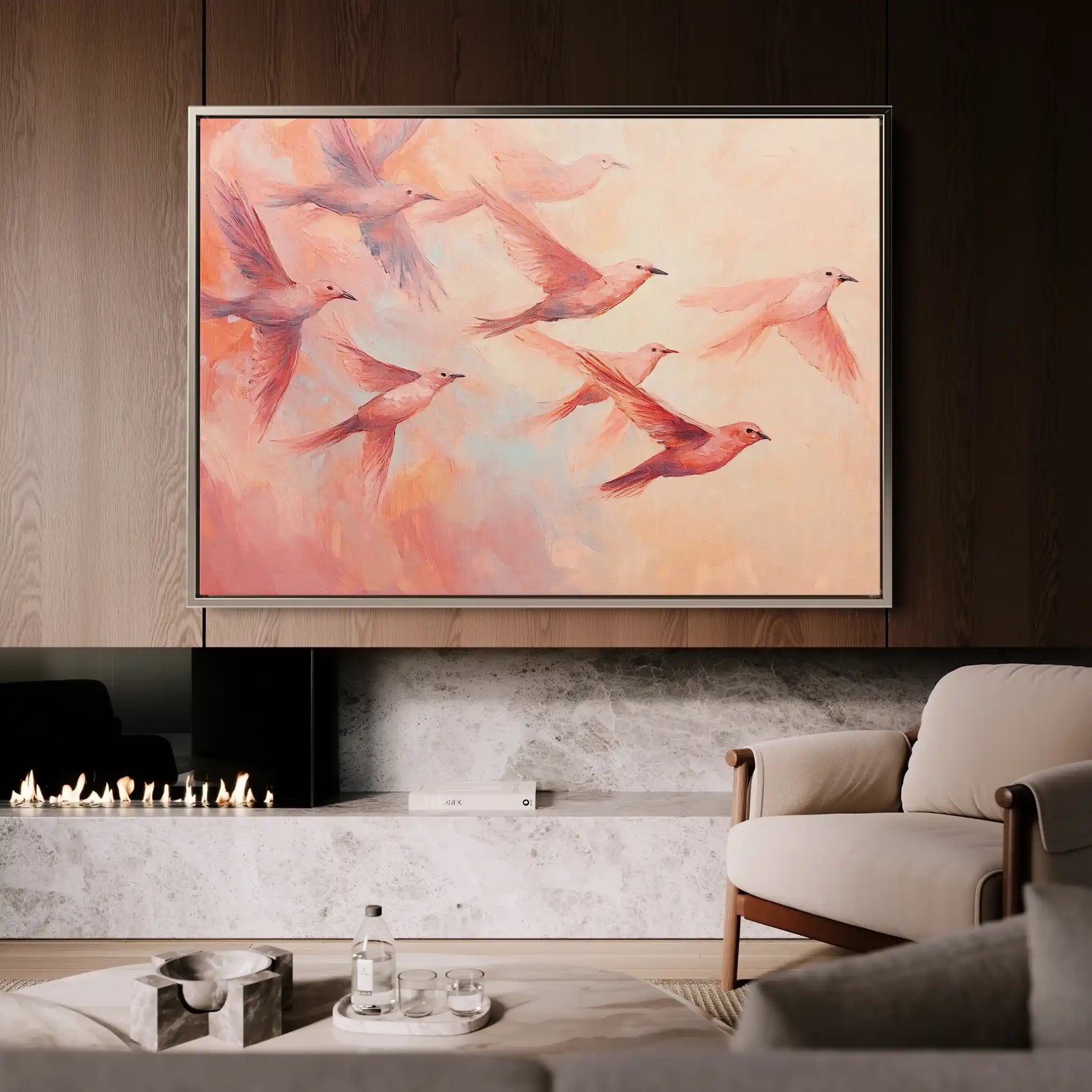 Animals 091 Canvas Art 90 x 60 cm / Stretched on hidden frame