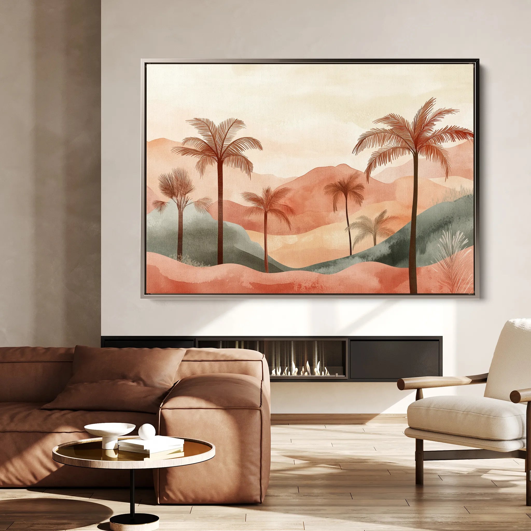 Boho Canvas Wall Art WAD091-BH 90 x 60 cm / Stretched on hidden frame