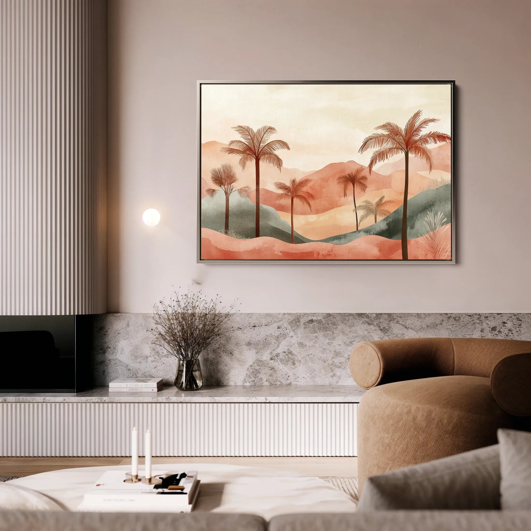 Boho Canvas Wall Art WAD091-BH 90 x 60 cm / Stretched on hidden frame