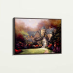 Landscape 091 Canvas Art 90 x 60 cm / Stretched on hidden frame