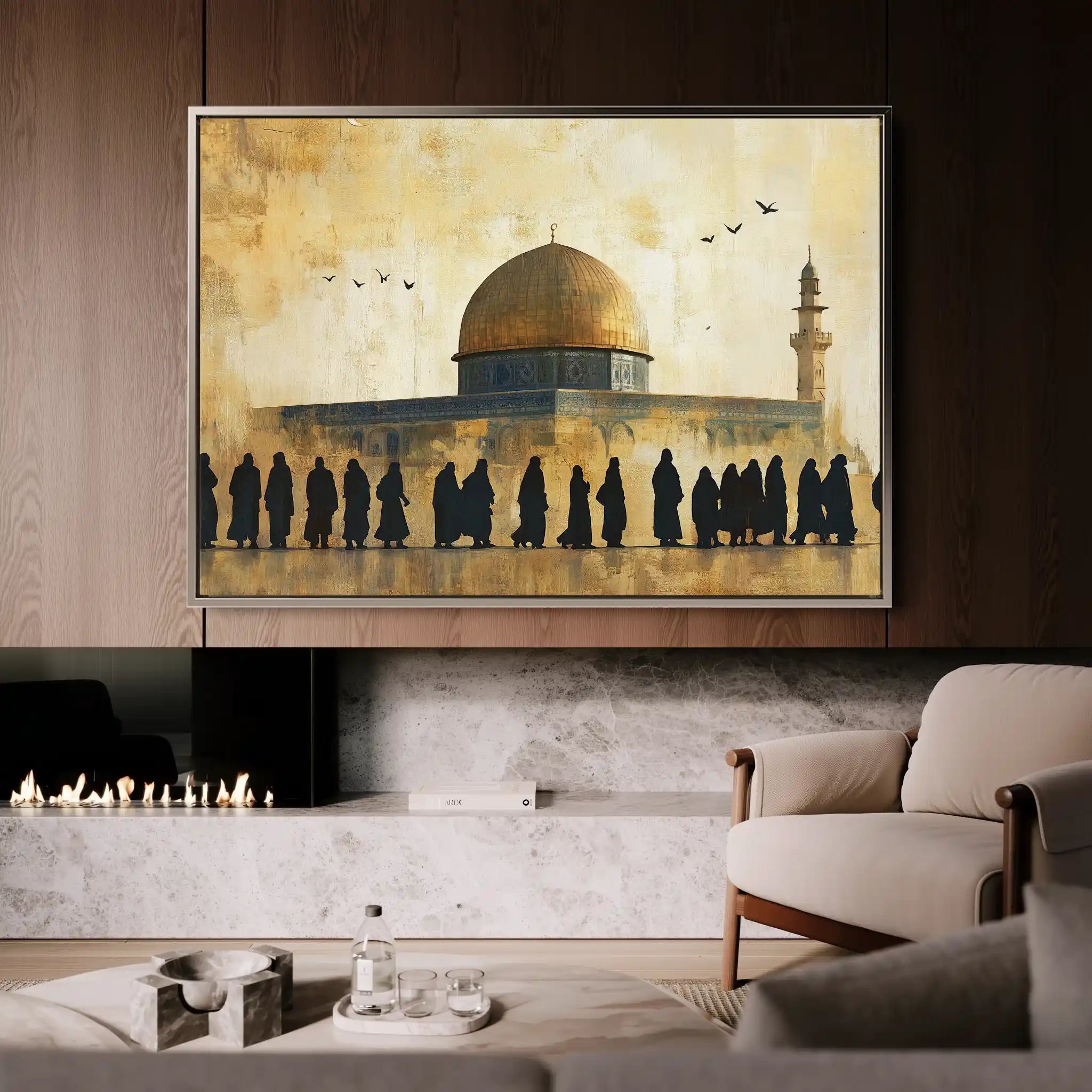 Palestine 091 Canvas Art 90 x 60 cm / Stretched on hidden frame